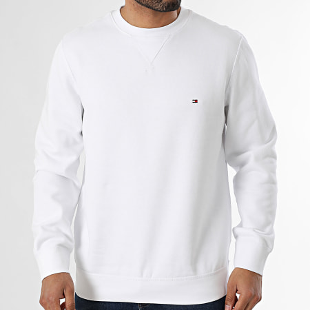 Tommy Hilfiger - Sweat Crewneck Essential Fleece 7232 Blanc