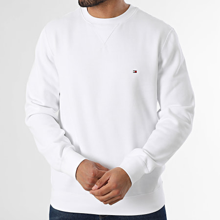 Tommy Hilfiger - Sweat Crewneck Essential Fleece 7232 Blanc