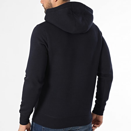 Tommy Hilfiger - Sweat Capuche Core Tommy Logo 0752 Bleu Marine