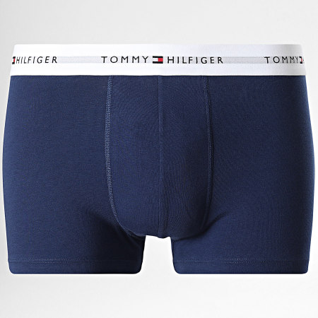 Tommy Hilfiger - Lot De 3 Boxers Trunk 2761 Bleu Clair Camel Bleu Marine