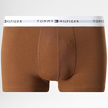 Tommy Hilfiger - Lot De 3 Boxers Trunk 2761 Bleu Clair Camel Bleu Marine