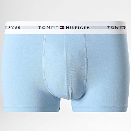 Tommy Hilfiger - Lot De 3 Boxers Trunk 2761 Bleu Clair Camel Bleu Marine