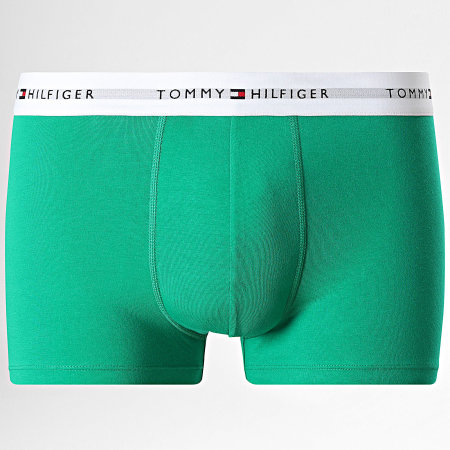 Tommy Hilfiger - Lot De 3 Boxers Trunk 2761 Bleu Marine Vert Clair Vert