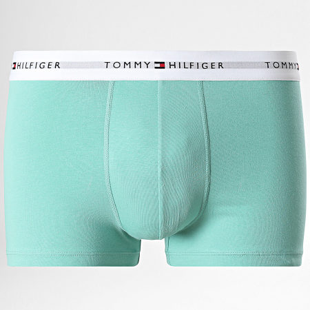 Tommy Hilfiger - Lot De 3 Boxers Trunk 2761 Bleu Marine Vert Clair Vert