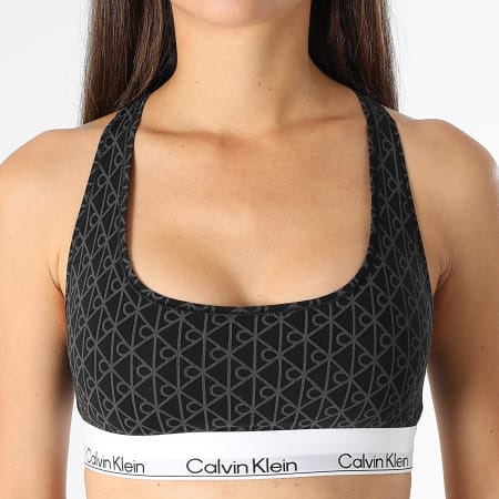 Calvin Klein - Brassière Femme QF8493 Noir Gris Anthracite