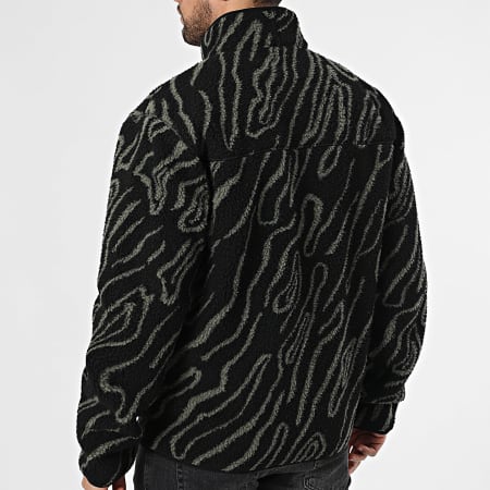 Dickies - Chaqueta Polar Mount Hope Printed A87NS Negro Verde Caqui