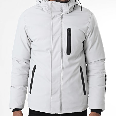 Frilivin - Parka con Capucha Beige Claro