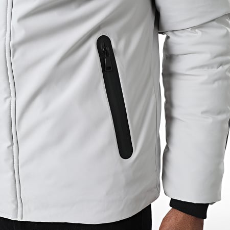 Frilivin - Parka con Capucha Beige Claro