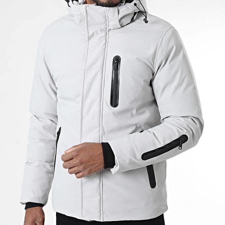 Frilivin - Parka con Capucha Beige Claro