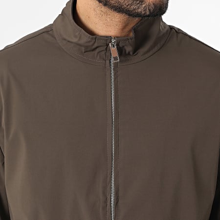 Frilivin - Ensemble Veste Zippée Et Pantalon P66 Marron