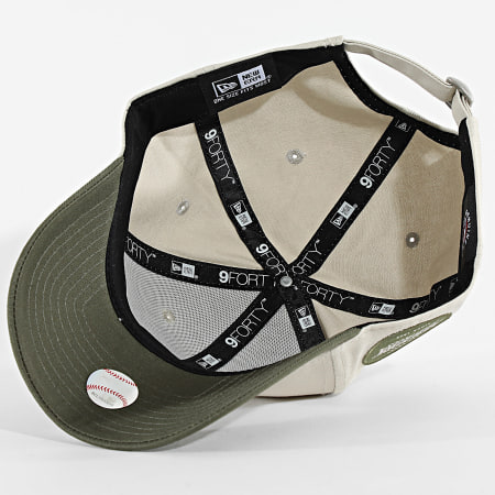 New Era - Casquette Side Patch 9Forty NY 60758992 Beige Vert Kaki