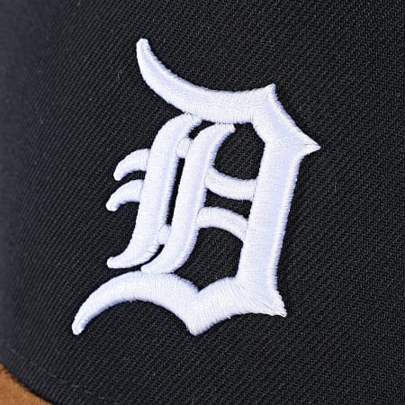New Era - Casquette Suede Visor Eframe Detroit Tigers 60759010 Bleu Marine Camel