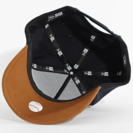 New Era - Casquette Suede Visor Eframe Detroit Tigers 60759010 Bleu Marine Camel