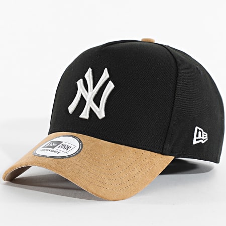New Era - Casquette Suede Visor Eframe NY Yankees 60759008 Noir Camel