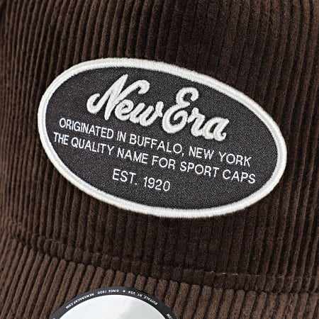 New Era - Gorra Terciopelo Cotelé Patch Cord Eframe 60759003 Marrón
