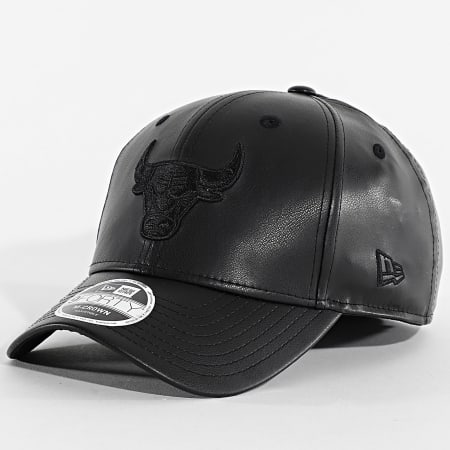 New Era - Gorra Simili Cuero M-Crown 9Forty Chicago Bulls 60759023 Negro