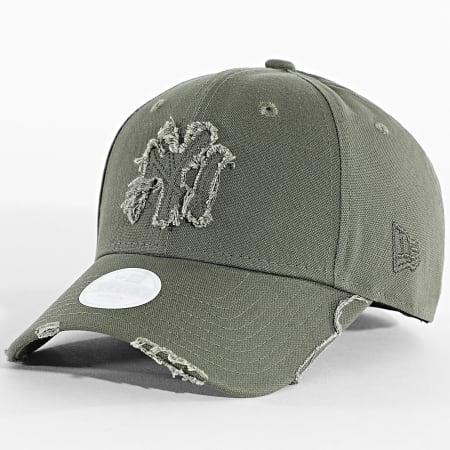 New Era - Casquette Femme Distressed 9Forty NY 60758944 Vert Kaki