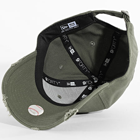 New Era - Casquette Femme Distressed 9Forty NY 60758944 Vert Kaki
