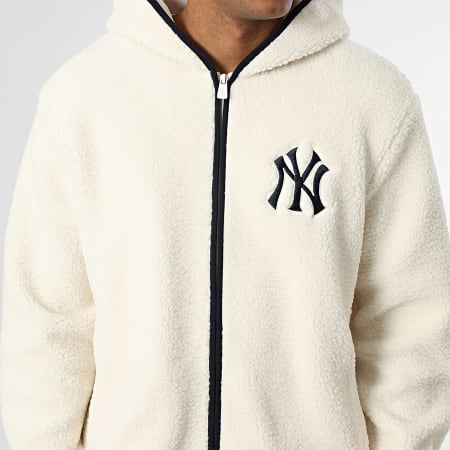 New Era - Sherpa Jacket NY Yankees 60758709 Light Beige