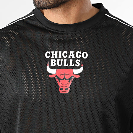 New Era - Tee Shirt Oversize NBA Piping Mesh Chicago Bulls 60758767 Noir