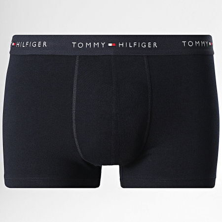Tommy Hilfiger - Lot De 5 Boxers 3061 Noir Blanc Bleu Clair Rouge Bordeaux