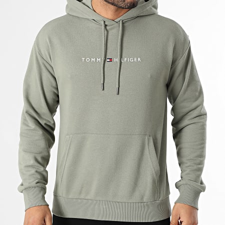 Tommy Hilfiger - Sweat Capuche 3665 Vert Kaki