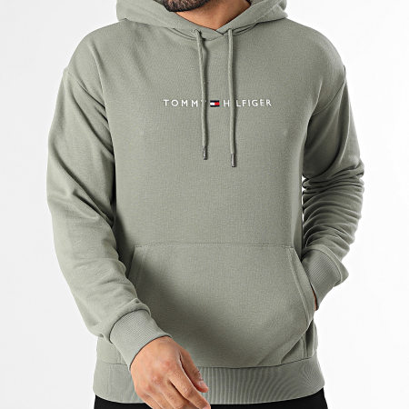 Tommy Hilfiger - Sweat Capuche 3665 Vert Kaki