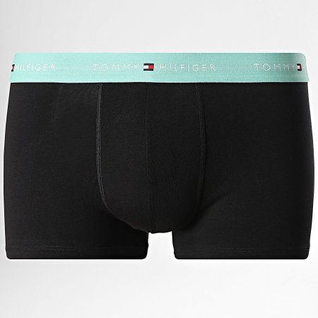 Tommy Hilfiger - Lot De 3 Boxers 2763 Noir Vert Bleu Marine