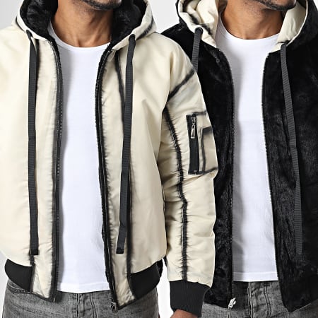 Uniplay - Bomber Reversible 006 Beige Negro