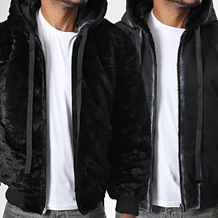 Uniplay - Bomber Reversible 006 Negro Gris