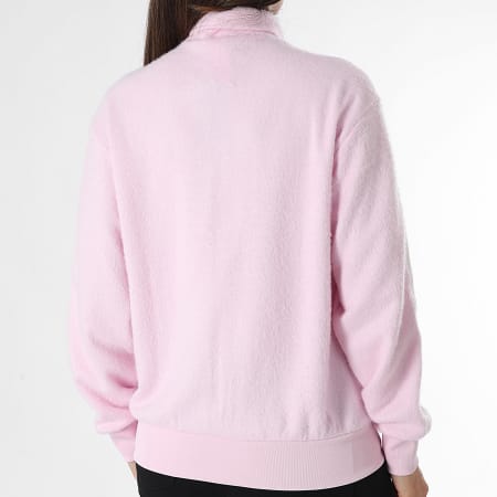 Adidas Originals - Chaqueta con cremallera a bandas Mujer Mohair KS7778 Rosa