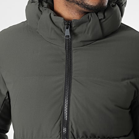 Frilivin - Plumífero con capucha 018 Verde Caqui Oscuro