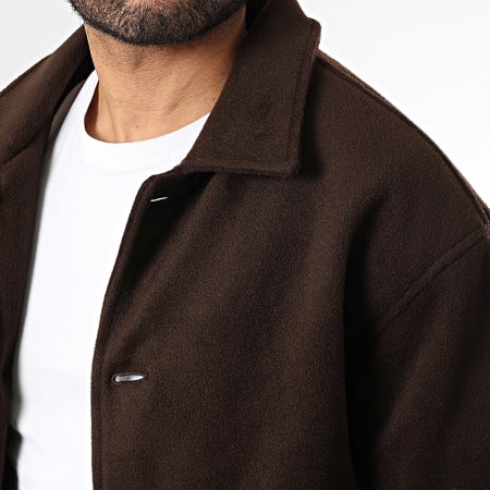 Frilivin - Ensemble Veste Boutonnée Et Pantalon H55 Marron