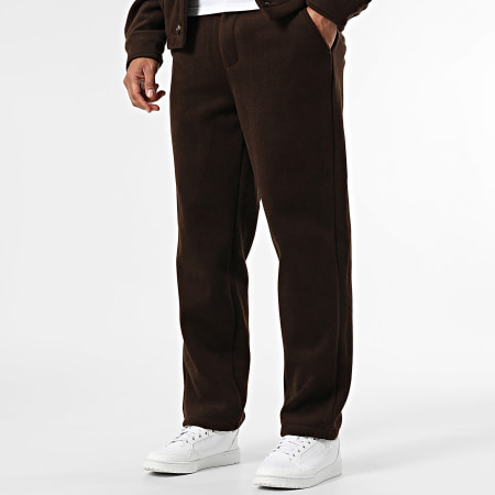 Frilivin - Ensemble Veste Boutonnée Et Pantalon H55 Marron