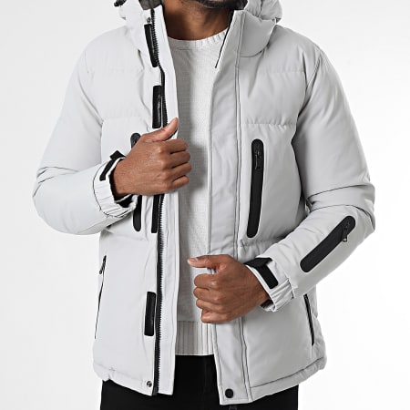 Frilivin - Parka con capucha V23 Gris