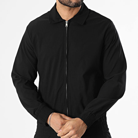 Frilivin - Ensemble Veste Zippée Et Pantalon 592 Noir