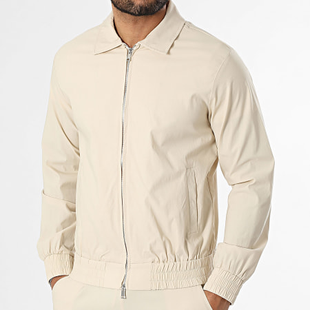 Frilivin - Ensemble Veste Zippée Et Pantalon 592 Beige Clair