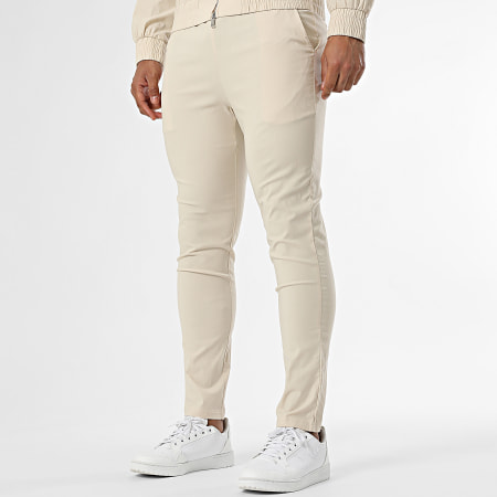 Frilivin - Ensemble Veste Zippée Et Pantalon 592 Beige Clair
