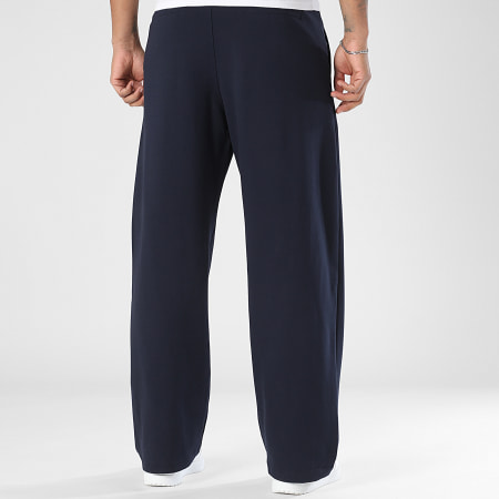 LBO - Pantalon Habillé Large A Plis 2379 Bleu Marine