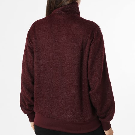 Adidas Originals - Chaqueta Zippée A Bandes Femme Mohair KS0428 Burdeos