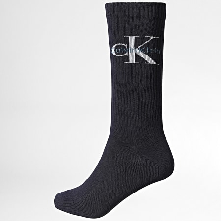 Calvin Klein - Pack de 4 pares de calcetines 5982 Blanco Azul Petróleo Azul Marino