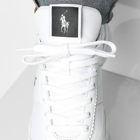 Polo Ralph Lauren - Sneakers Train 89 Wit Zwart Exclusief Ryses