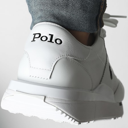 Polo Ralph Lauren - Sneakers Train 89 Wit Zwart Exclusief Ryses