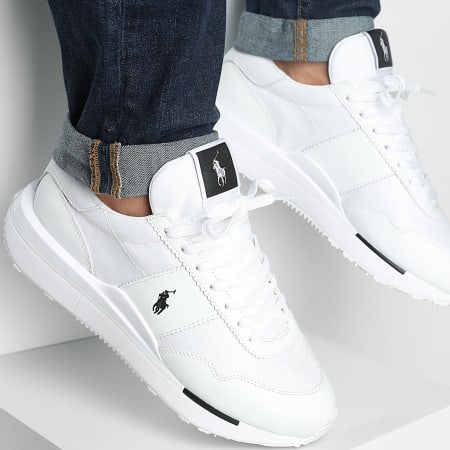 Polo Ralph Lauren - Sneakers Train 89 Wit Zwart Exclusief Ryses