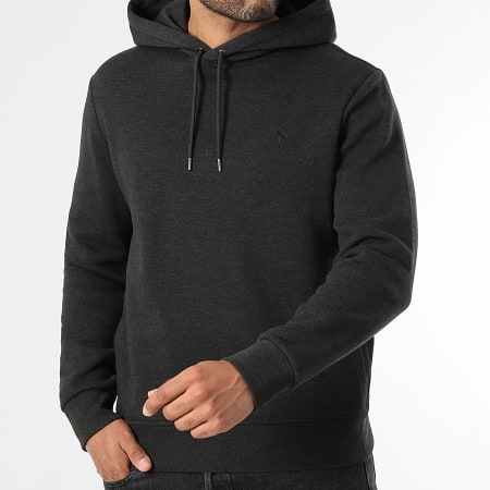 Polo Ralph Lauren - Sweat Capuche Original Player Gris Anthracite Chiné