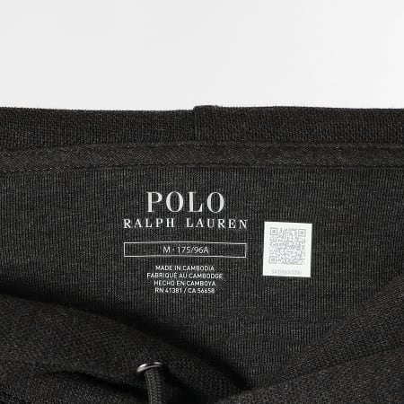 Polo Ralph Lauren - Sweat Capuche Original Player Gris Anthracite Chiné