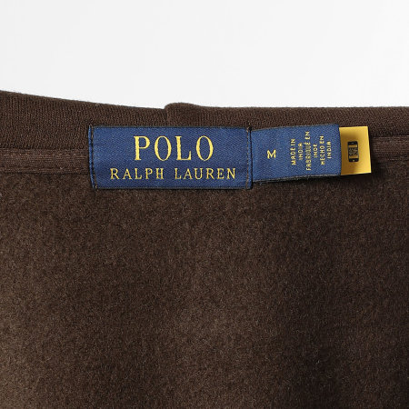 Polo Ralph Lauren - Sweat Zippé Capuche Original Player Marron