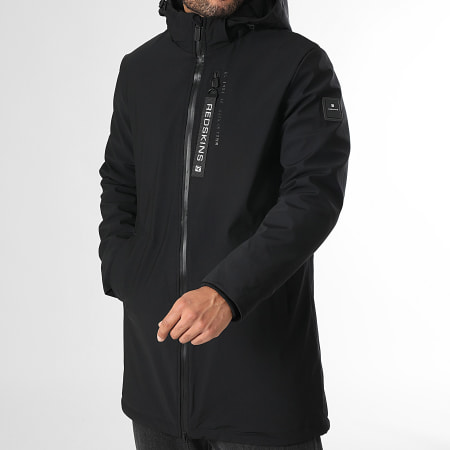 Redskins - Parka Longue Capuche Grida Active Noir
