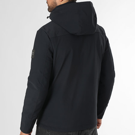 Redskins - Parka Capuche Thavna Active Bleu Marine Foncé