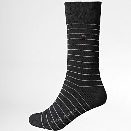 Tommy Hilfiger - Lot De 4 Paires De Chaussettes 5375 Noir Gris Blanc